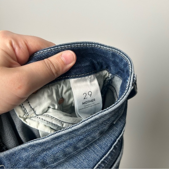 MOTHER High Waisted Looker Ankle Just Like The One’s We Used to Know Destroyed - Picture 11 of 12